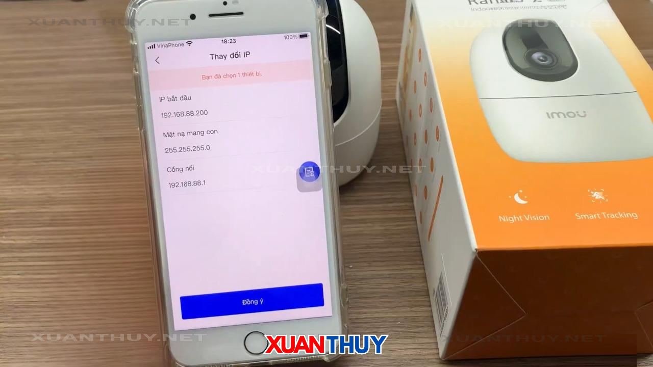 Huong dan dat IP tinh cho camera imou bang dien thoai