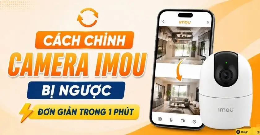Cách chỉnh camera Imou bị ngược trên điện thoại Imou Lifezz Hình ảnh minh họa cách chỉnh camera Imou bị ngược trên ứng dụng điện thoại