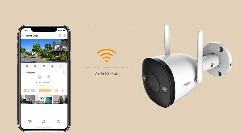 Camera IMOU tích hợp Wi-Fi Hotspot Camera IMOU với khả năng kết nối Wi-Fi Hotspot