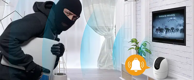 Cảnh báo xâm nhập bất thường của IMOU Camera IMOU phát hiện và cảnh báo khi có chuyển động hoặc xâm nhập lạ