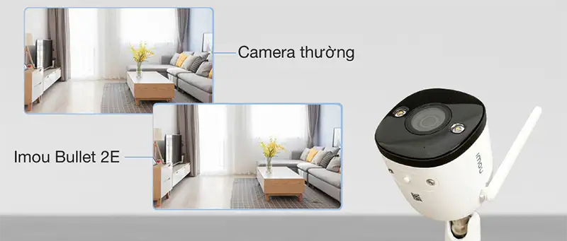 Chất lượng hình ảnh sắc nét của IMOU Giao diện ứng dụng hiển thị hình ảnh rõ ràng, sắc nét từ camera IMOU