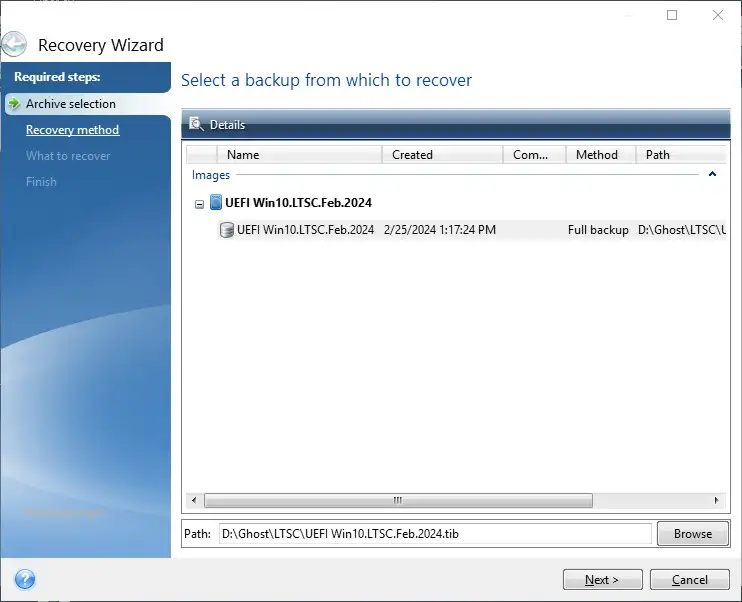 Chọn My Disks trong Acronis True Image Giao diện Acronis True Image hiển thị nút My Disks được chọn để bắt đầu quá trình ghost