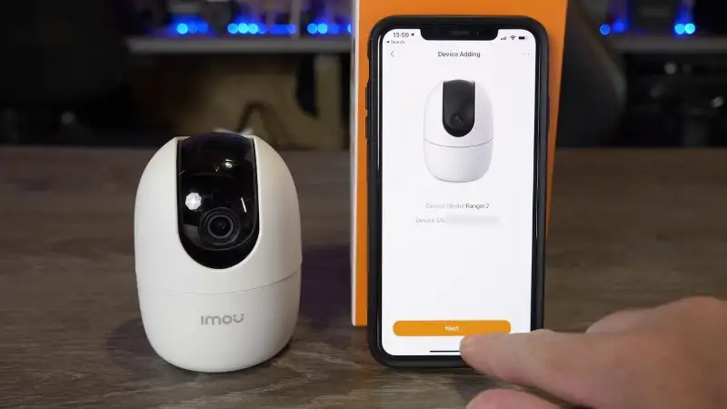 Hình ảnh minh họa cách kết nối camera Imou với điện thoại