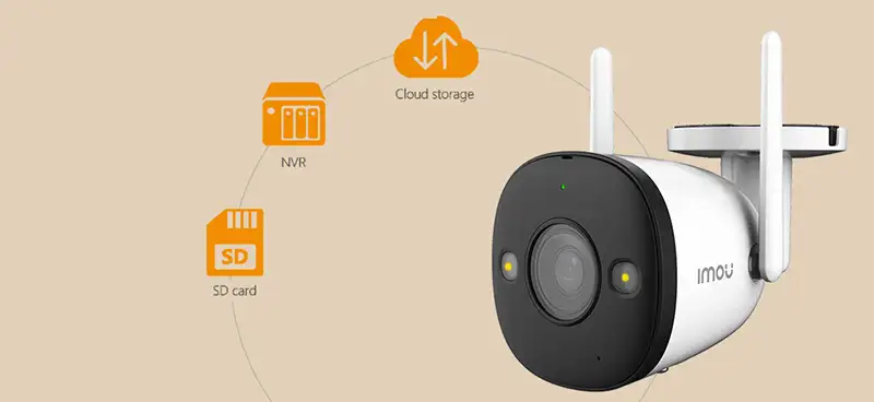Lưu trữ dữ liệu lớn trên camera IMOU Camera IMOU hỗ trợ lưu trữ dữ liệu lớn qua thẻ nhớ hoặc đám mây