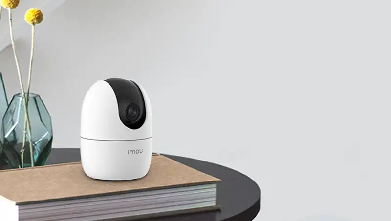 Thiết kế hiện đại của camera IMOU Camera IMOU màu trắng với thiết kế nhỏ gọn, tinh tế