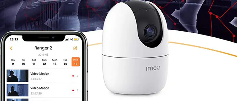 Ứng dụng Imou Life quản lý camera Màn hình điện thoại hiển thị ứng dụng Imou Life để quản lý camera từ xa